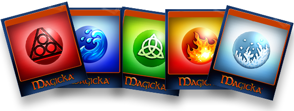 Steam Trading Cards do jogo Magicka.