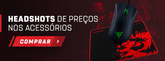 Banner para a página de acessórios gamer da Shopinfo.