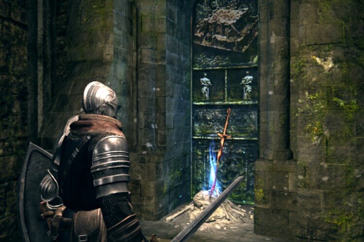 Screenshot do jogo Dark Souls.