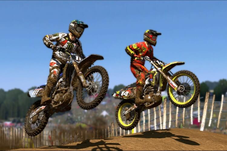 Screenshot do jogo MXGP.