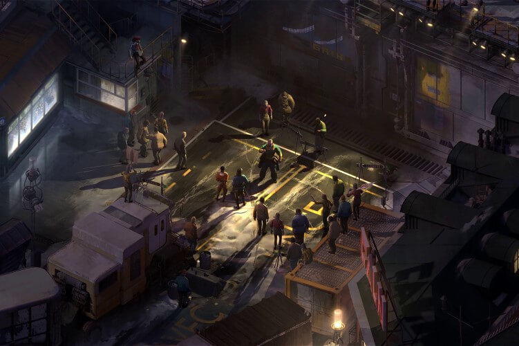 Screenshot do jogo Disco Elysium.