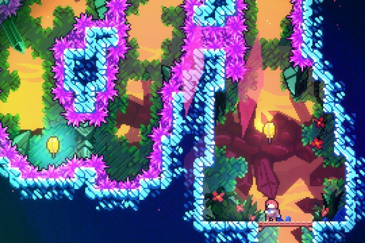 Screenshot do jogo Celeste.