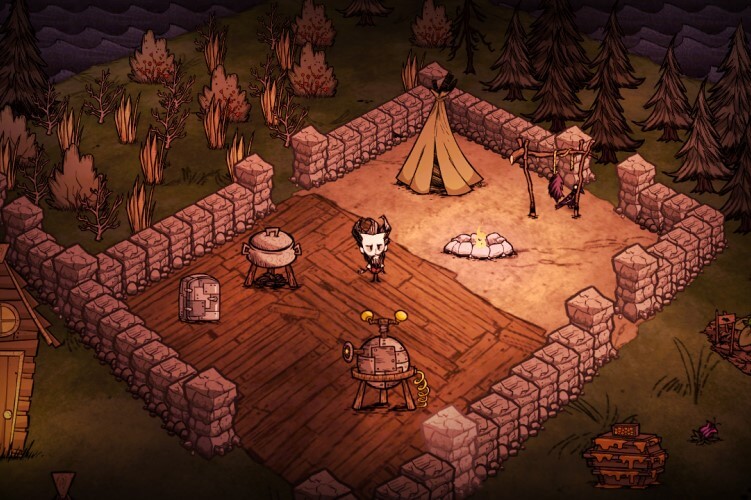 Screenshot do jogo Don't Starve.