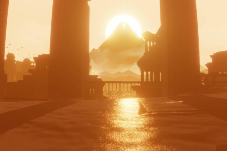 Screenshot do jogo Journey.