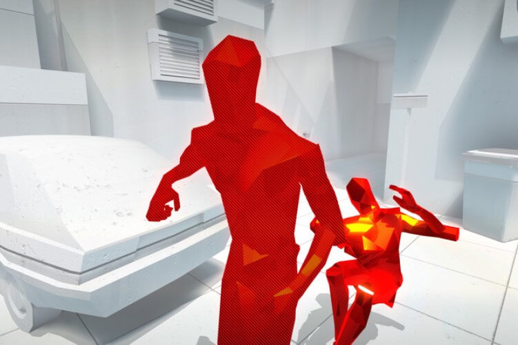 Screenshot do jogo Superhot.