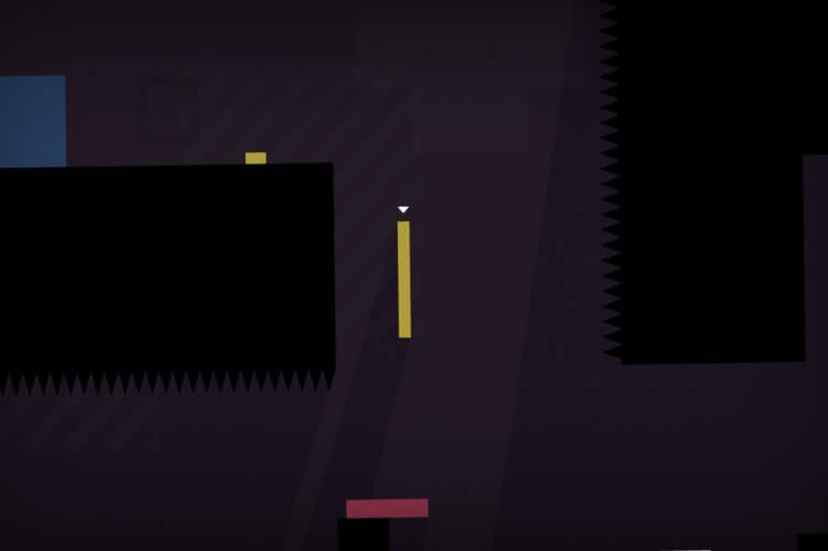 Screenshot do jogo Thomas Was Alone.