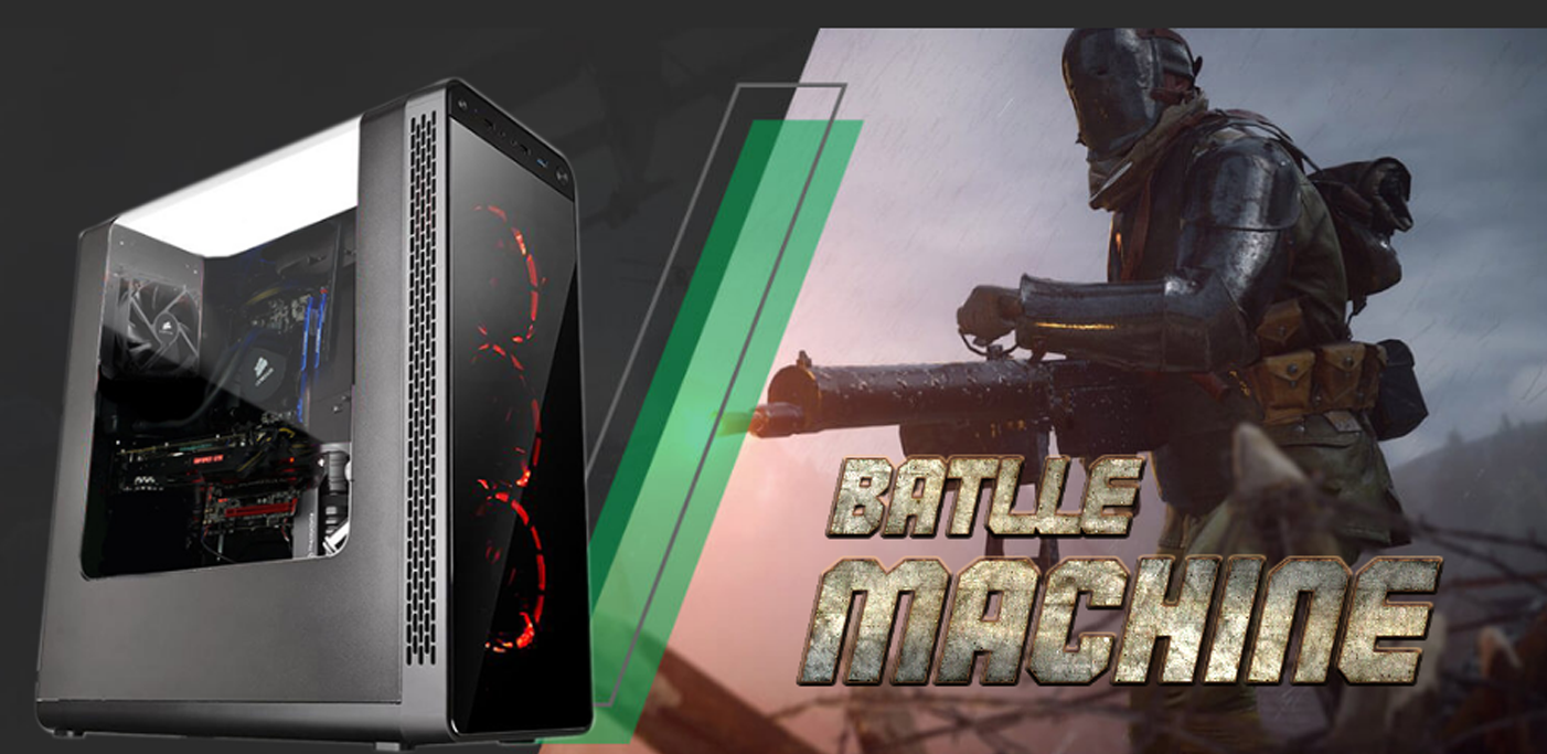 Computador Battle Machine GTX 1070: a mais potente máquina de batalha gamer