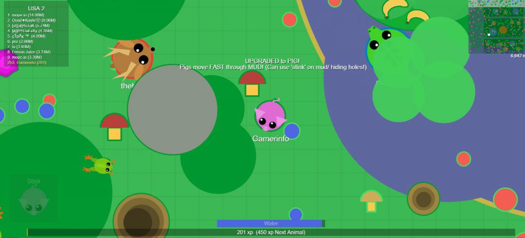 jogos tipo agario - mope io