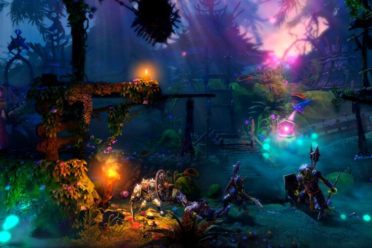 Screenshot do jogo Trine 2.