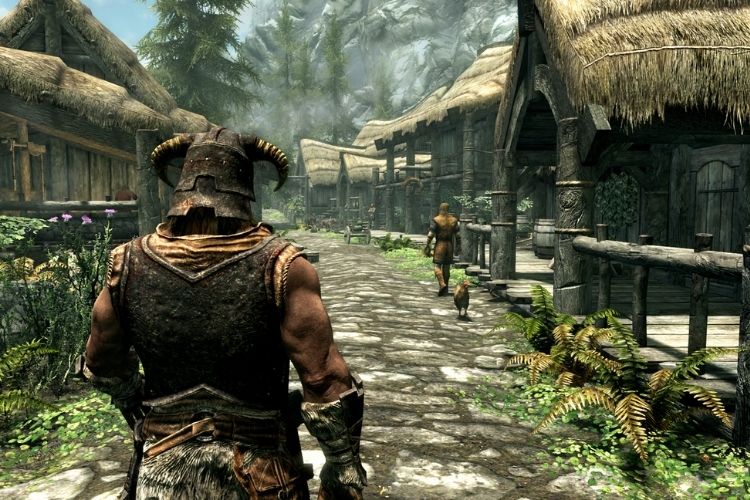 Frame do jogo The Elder Scrolls V: Skyrim