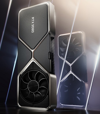 As placas de vídeo Nvídia foram anunciadas em três modelos. Imagem: Nvidia/Reprodução.