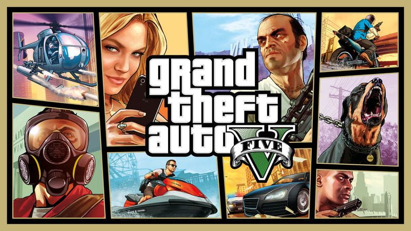 Poster do jogo Grand Theft Auto V
