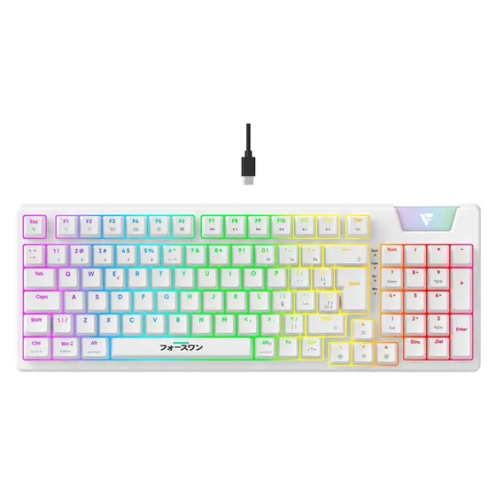 Force One Yari Switches Yellow Hot swap RGB