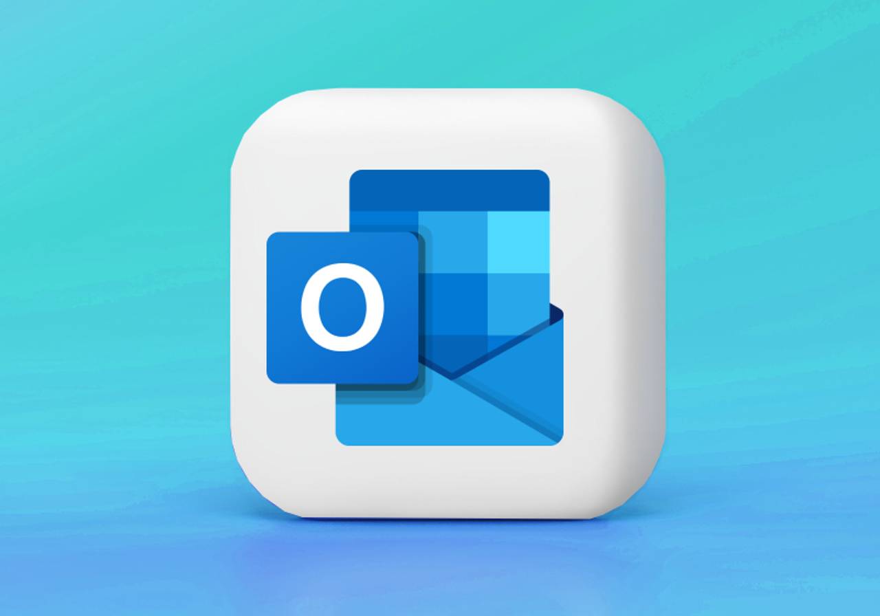 Microsoft Outlook em 3d ícone 