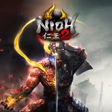 Capa do jogo Nioh 2 com ação intensa e efeitos visuais