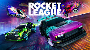 Carros coloridos em ação no jogo Rocket League