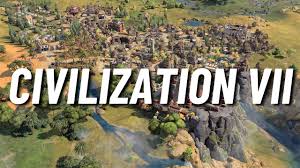 Imagem do jogo Civilization VII com cenário detalhado.
