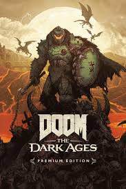 Capa do jogo Doom: The Dark Ages, edição premium.