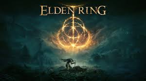 Capa do jogo Elden Ring com arte sombria e logo