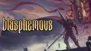 Jogador em ação no jogo Blasphemous