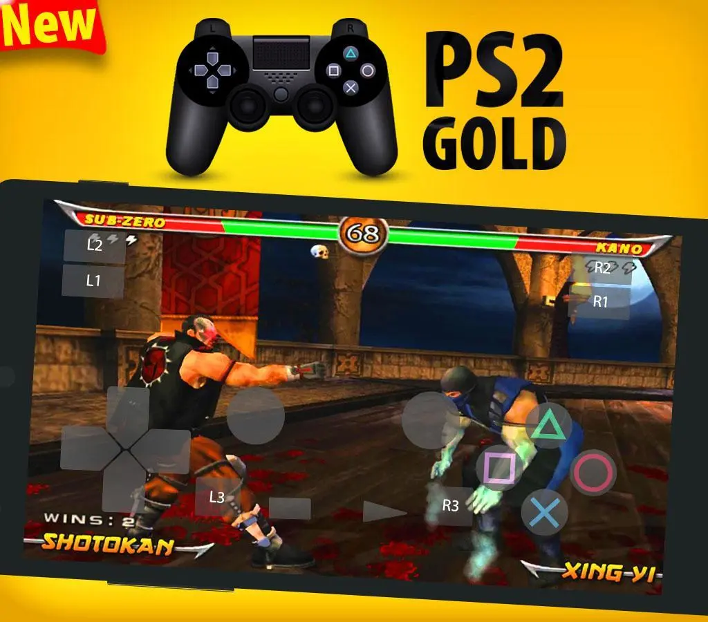 jogo de luta no PS2 com personagens em ação