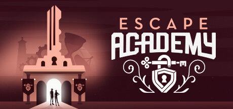 Logo do jogo Escape Academy com design minimalista.