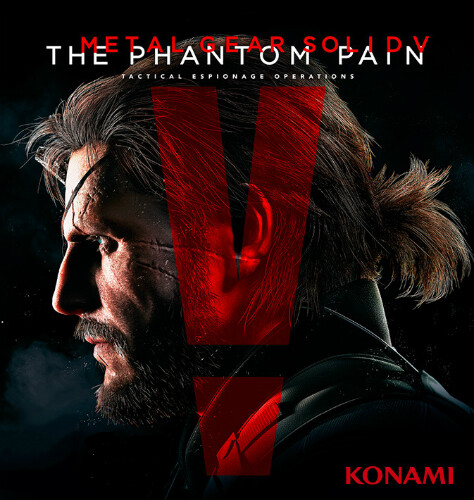 Capa do jogo Metal Gear Solid V: The Phantom Pain