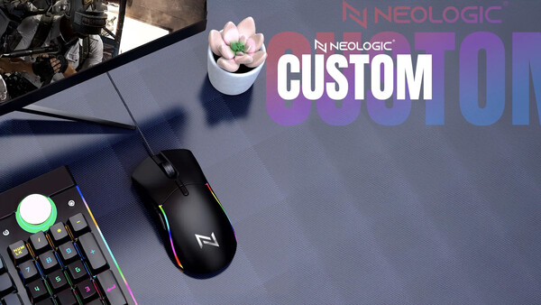 Mouse gamer Neologic Custom sobre mesa