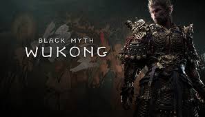 Personagem de Black Myth: Wukong em armadura detalhada
