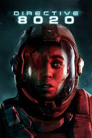Pôster do jogo Directive 8020 com astronauta em foco