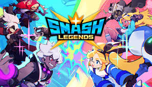 Personagens de Smash Legends em ação vibrante