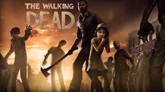Personagens de The Walking Dead em cenário apocalíptico