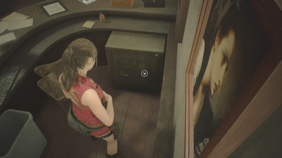 resident evil 2 20190206093536 he74.960 Clare próxima a um cofre em Resident Evil