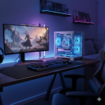 Setup gamer branco: elegância, desempenho e estilo no seu espaço de jogo