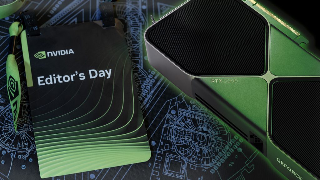 Imagem atual: evento nvidia editors day 2025 apresentando novas tecnologias de inteligência artificial